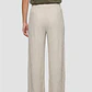 Pantalón Bambu Mujer Beige - Miniatura 2