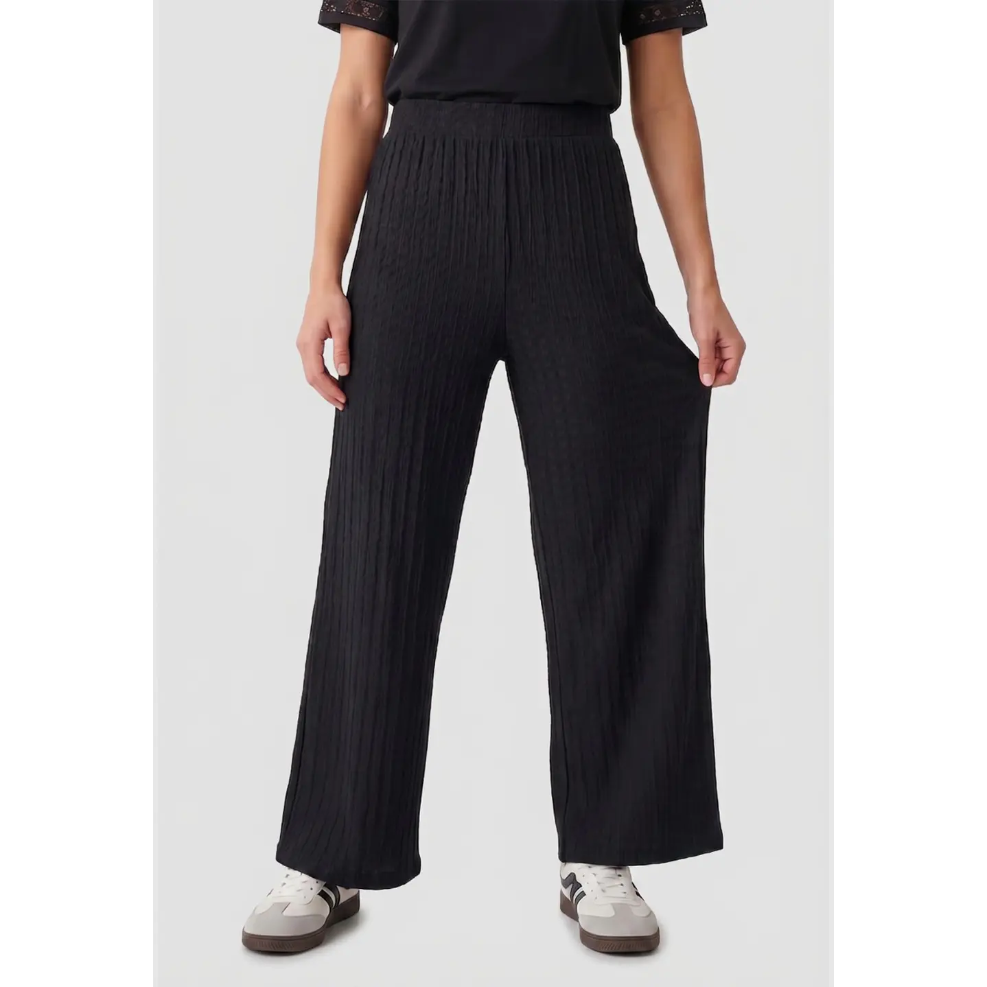 Pantalón Bambu Mujer Negro 1