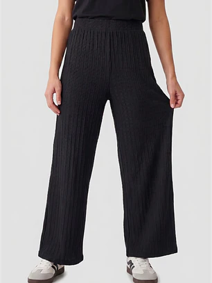 Pantalón Bambu Mujer Negro