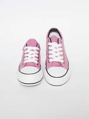Zapatilla Lona Mujer Rosado