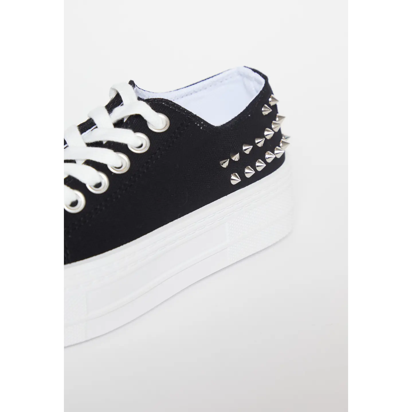 Zapatilla Lona Mujer Negro 3