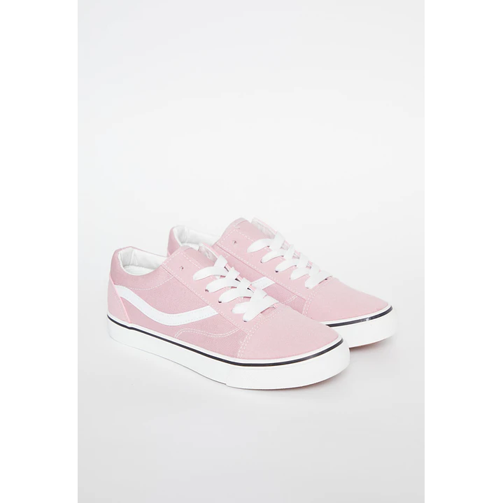 Zapatilla Lona Mujer Rosado 1