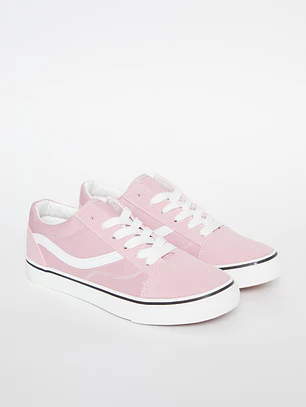 Zapatilla Lona Mujer Rosado