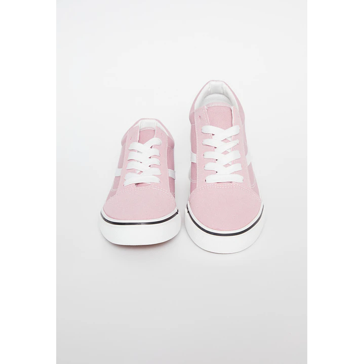 Zapatilla Lona Mujer Rosado 2