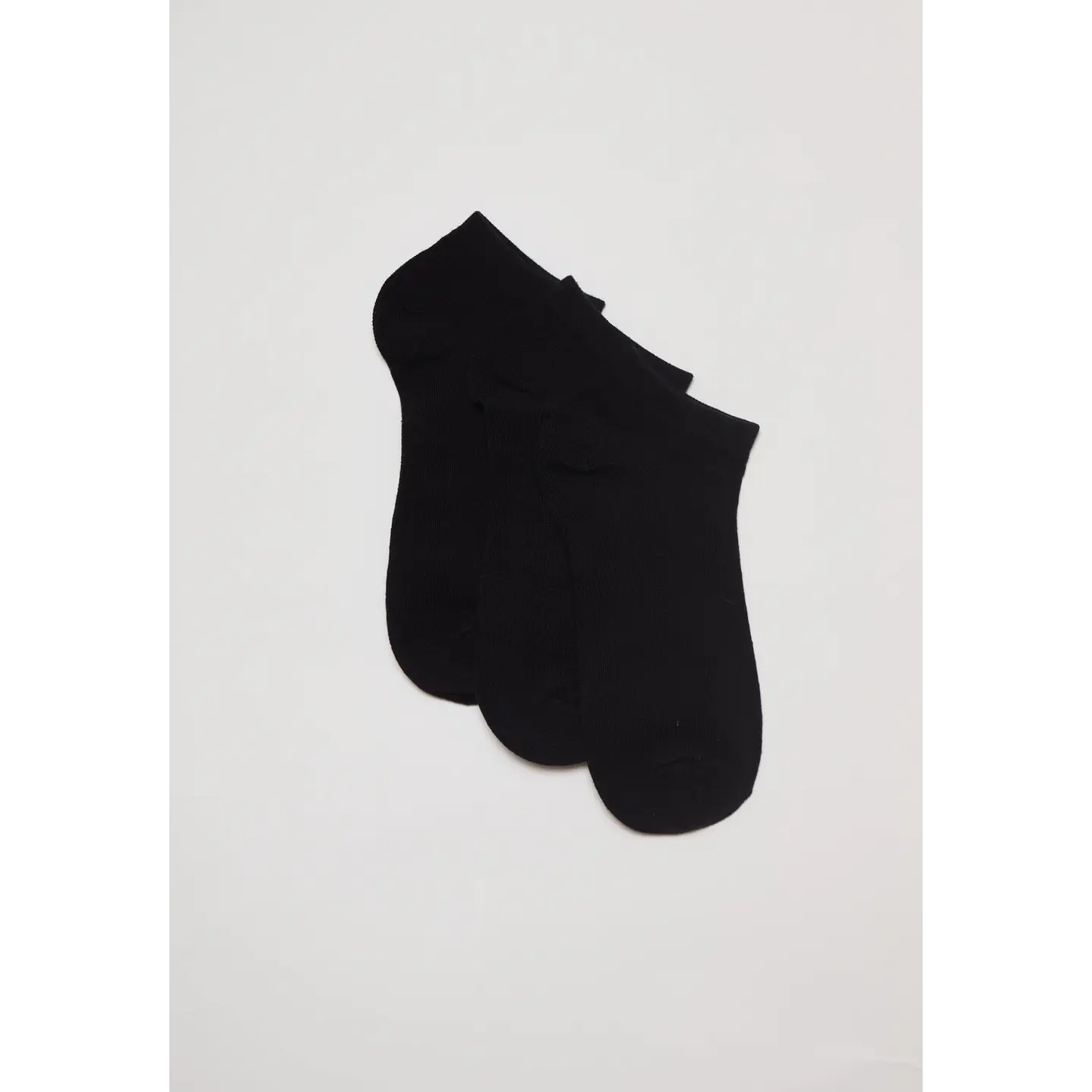 Calcetín Corto Tripack Hombre Negro 1