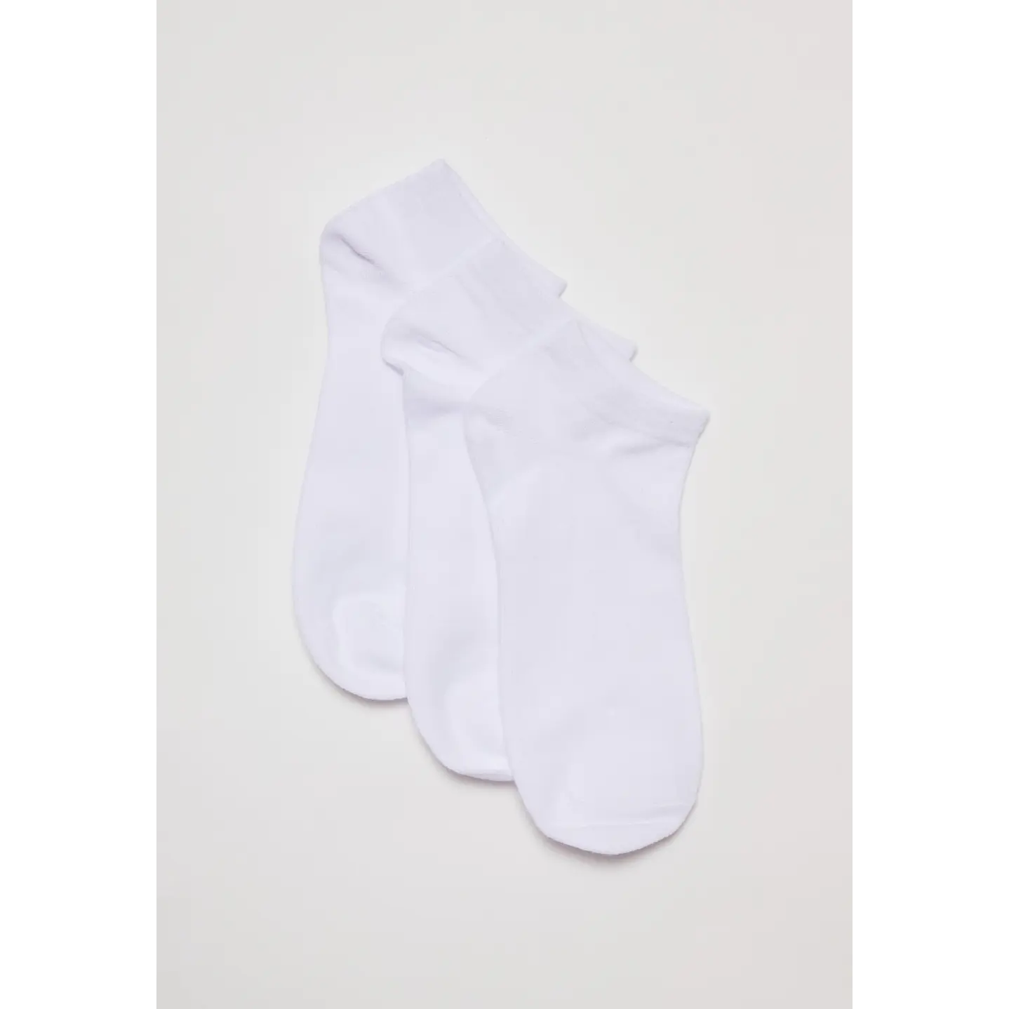 Calcetín Corto Tripack Hombre Blanco 1