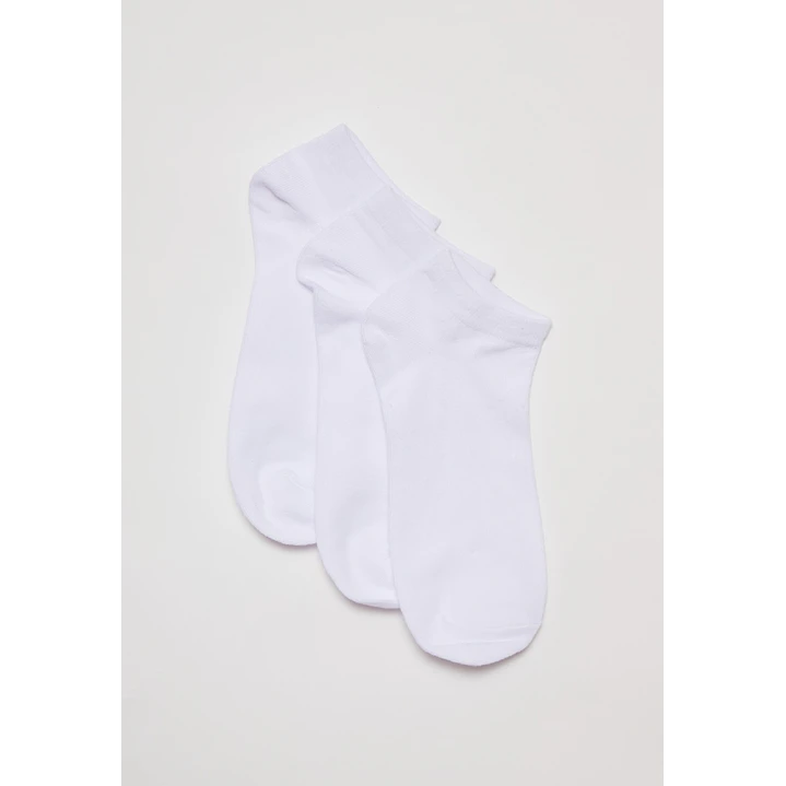 Calcetín Corto Tripack Hombre Blanco 1
