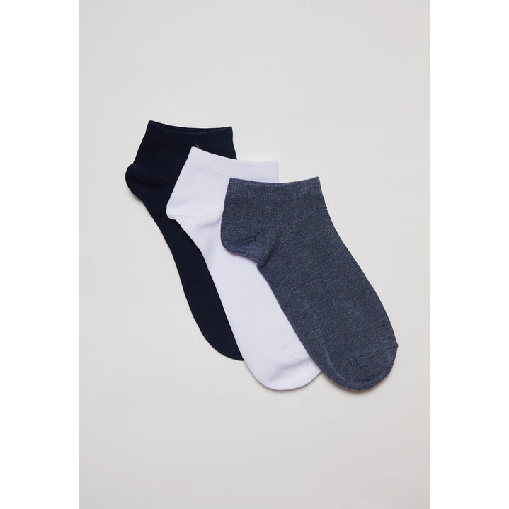 Calcetín Corto Tripack Hombre 1