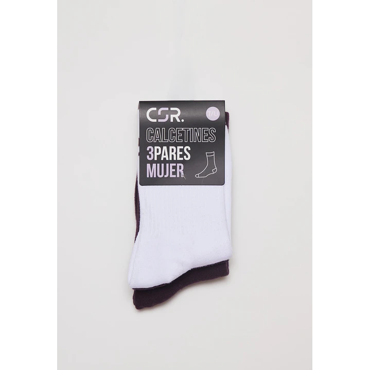 Calcetín Sport Tripack Largo Mujer  2