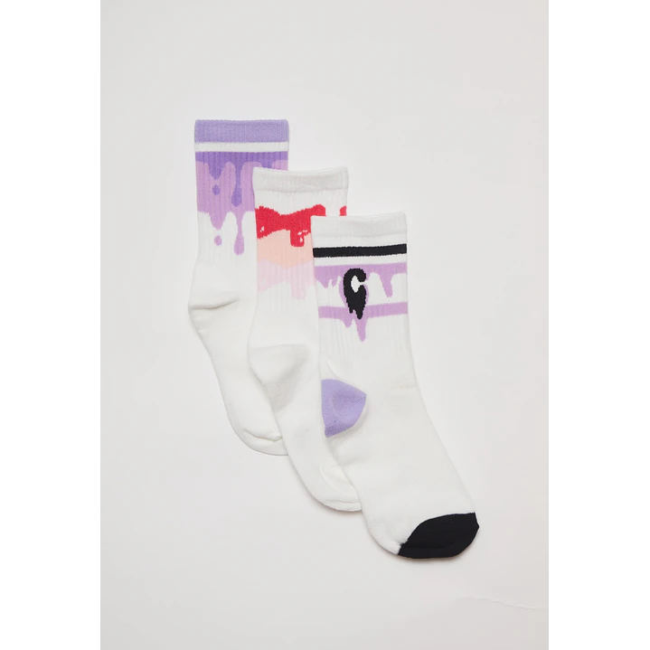 Calcetín Sport Tripack Largo Mujer Blanco 1