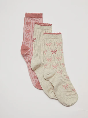 Calcetín Romantic Tripack Largo Mujer 