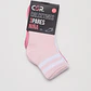 Calcetín Sport Tripack Niña Rosado - Miniatura 2