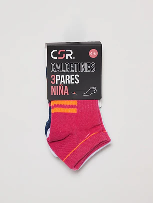 Calcetín Sport Tripack Niña 