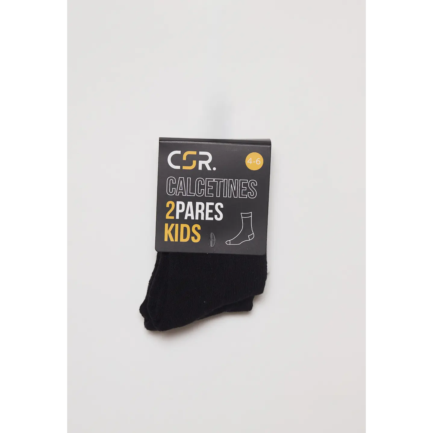 Calcetín Corto Bipack Niño Negro 2