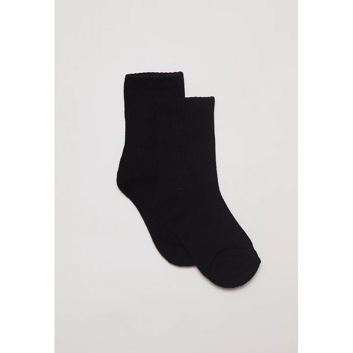 Calcetín Corto Bipack Niño Negro 1
