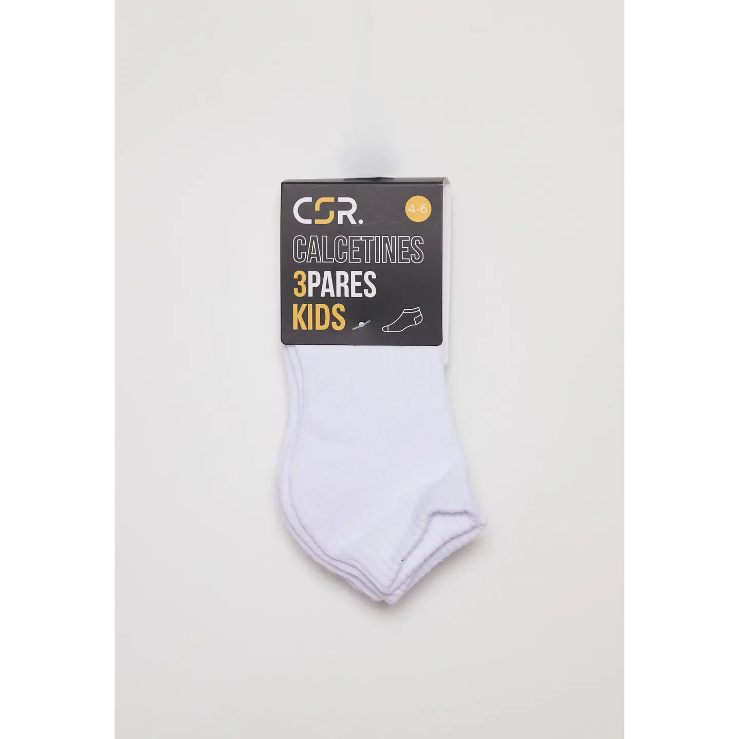 Calcetín Sport Tripack Niño Blanco 2