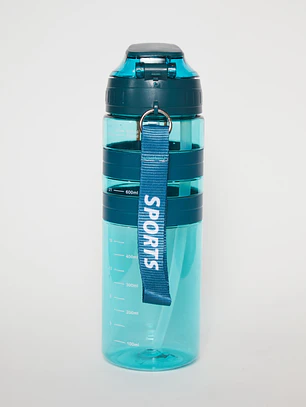 Botella 900 Ml Banda Doble Verde