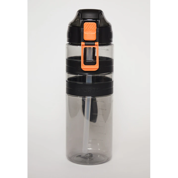 Botella 900 Ml Banda Doble Negro 1