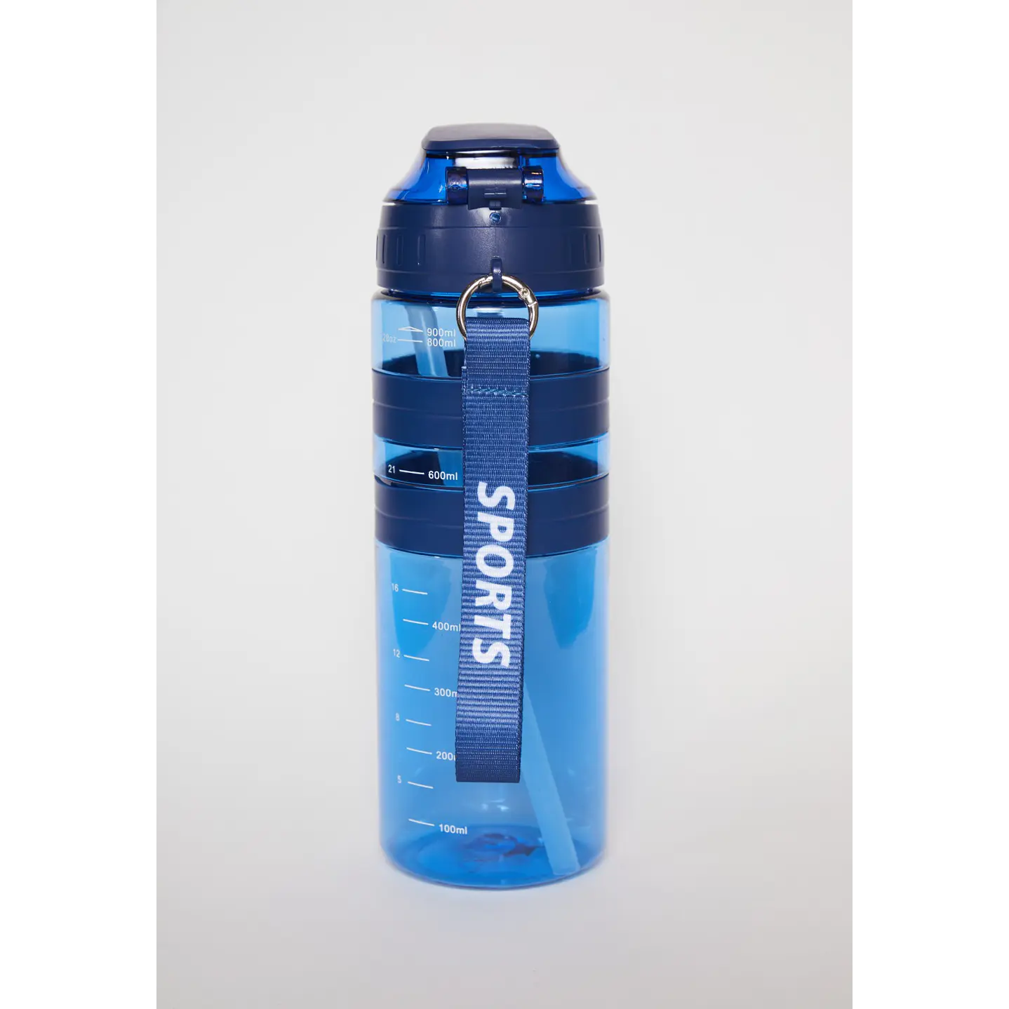 Botella 900 Ml Banda Doble Azul 2