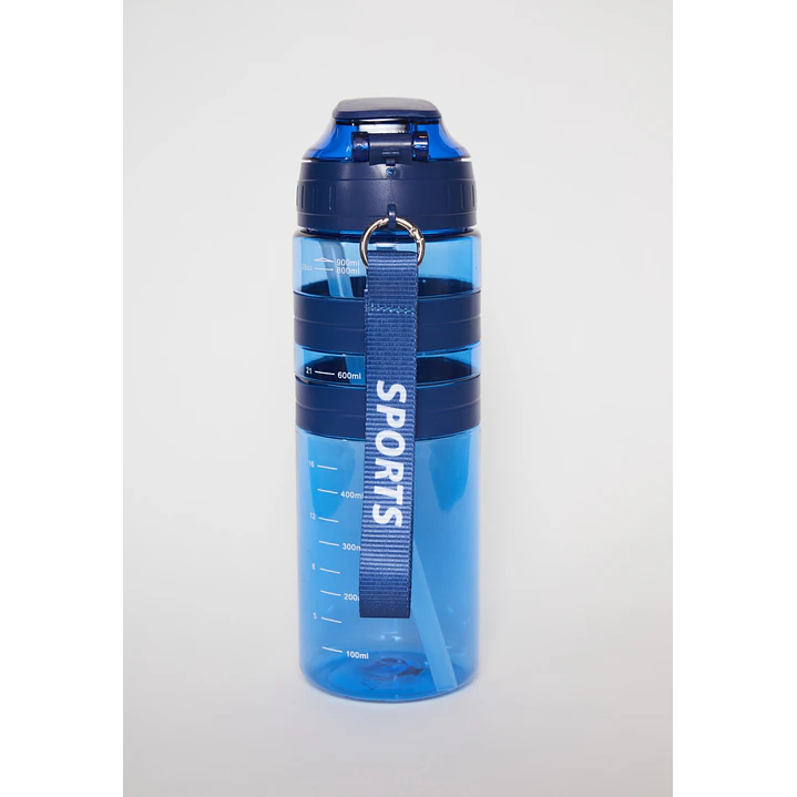 Botella 900 Ml Banda Doble Azul 2
