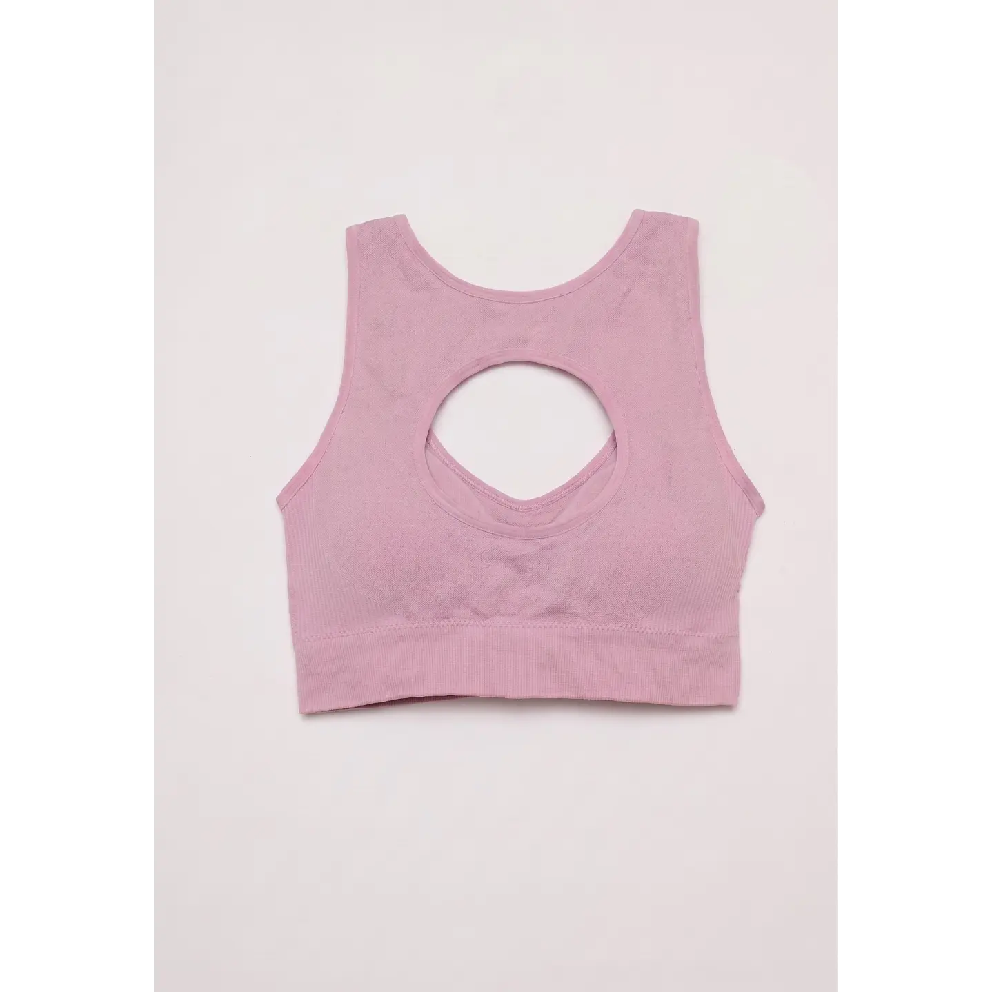 Sosten Deportivo Seamless Mujer Rosado 1