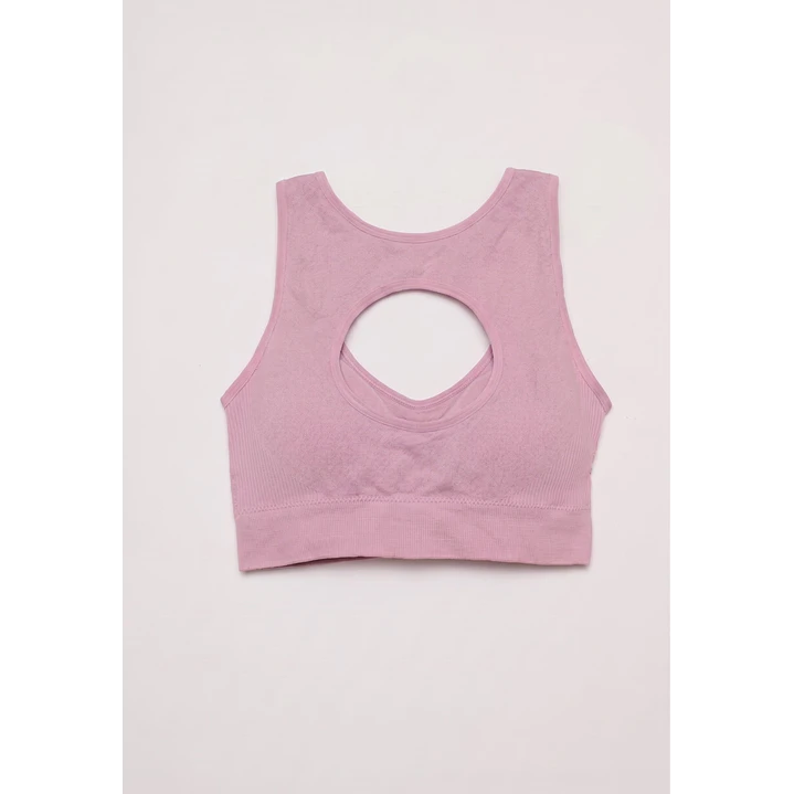 Sosten Deportivo Seamless Mujer Rosado 1