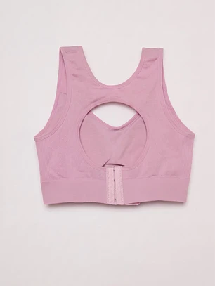 Sosten Deportivo Seamless Mujer Rosado
