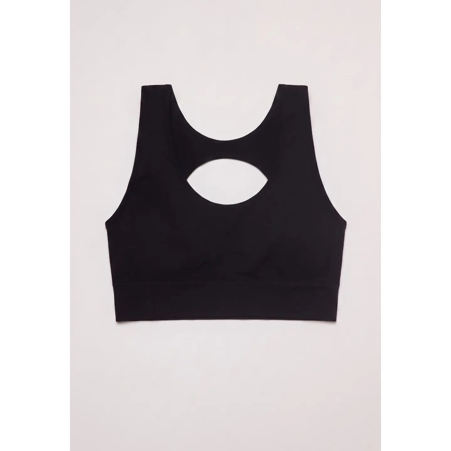 Sosten Deportivo Seamless Mujer Negro 1