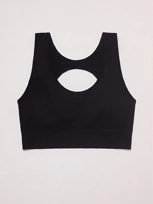 Sosten Deportivo Seamless Mujer Negro