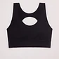 Sosten Deportivo Seamless Mujer Negro - Miniatura 1
