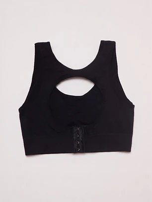 Sosten Deportivo Seamless Mujer Negro