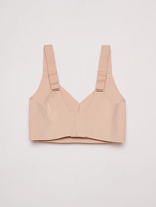 Sosten Corte Laser Mujer Beige
