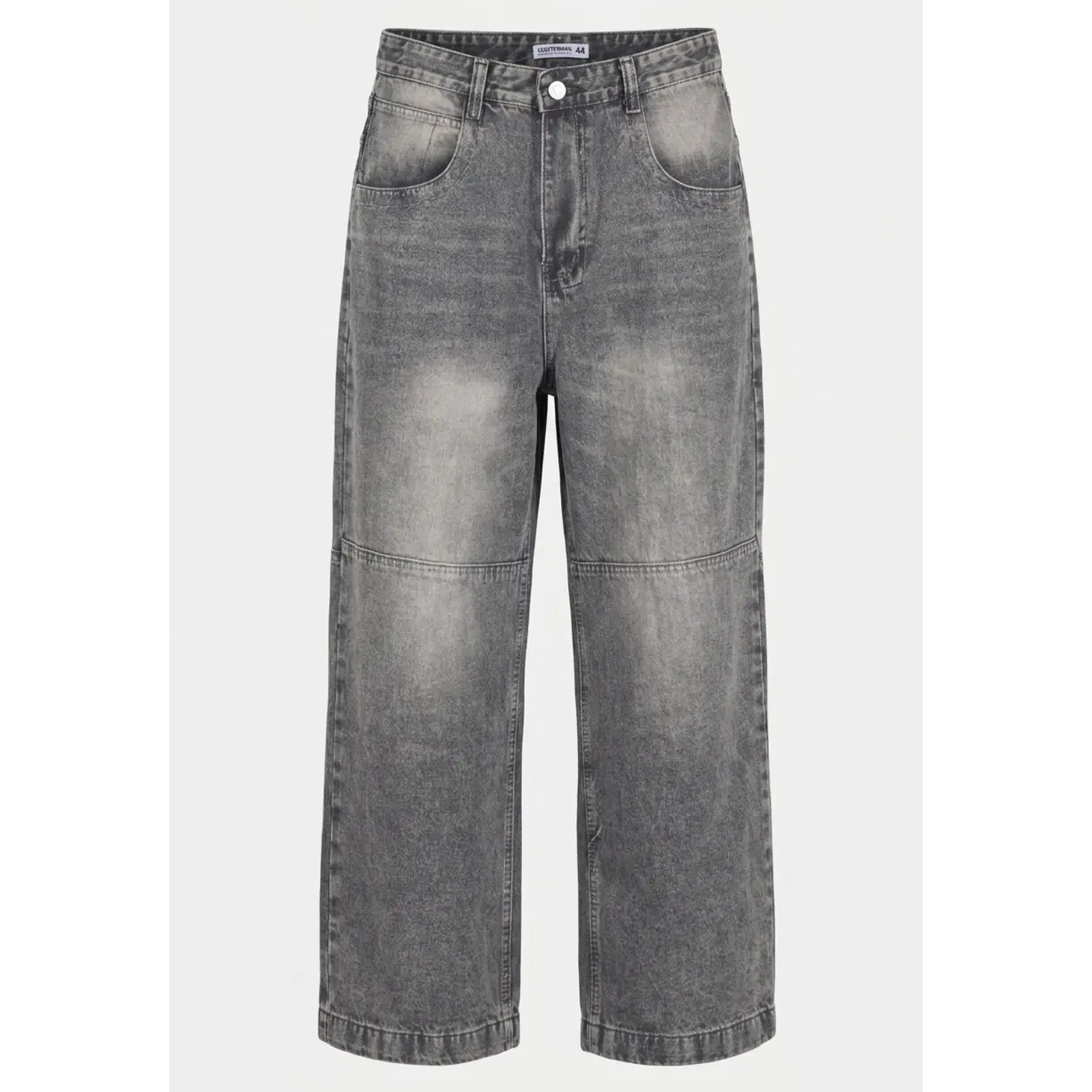Jeans Super Baggy Hombre Gris 1