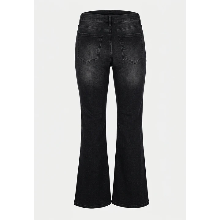 Jeans Flare Mujer Negro 2