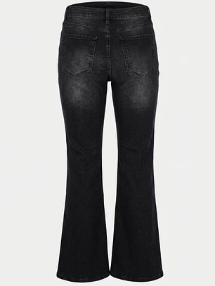 Jeans Flare Mujer Negro