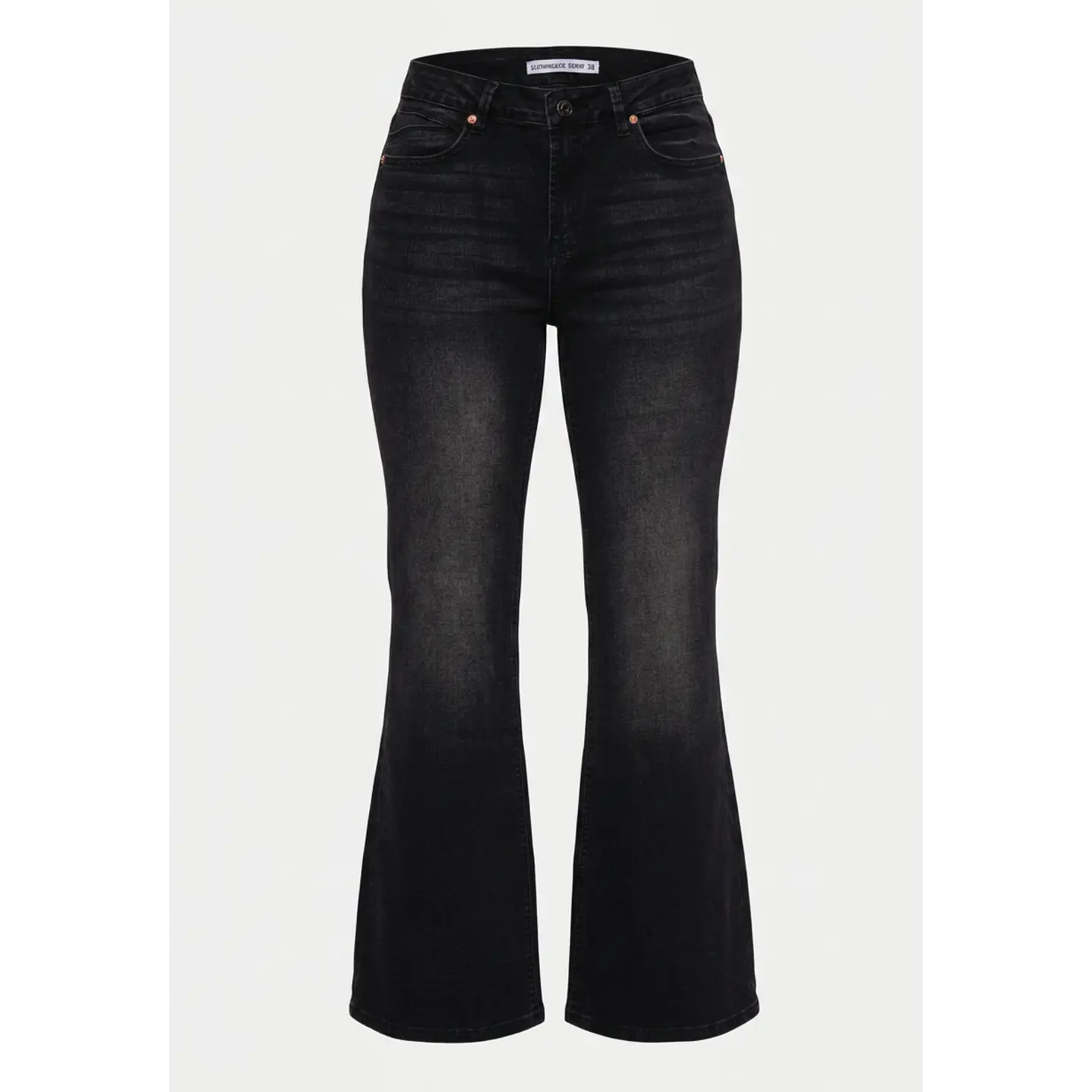 Jeans Flare Mujer Negro 1