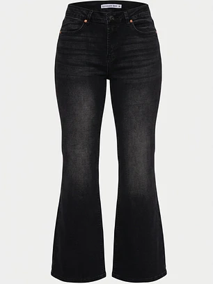 Jeans Flare Mujer Negro