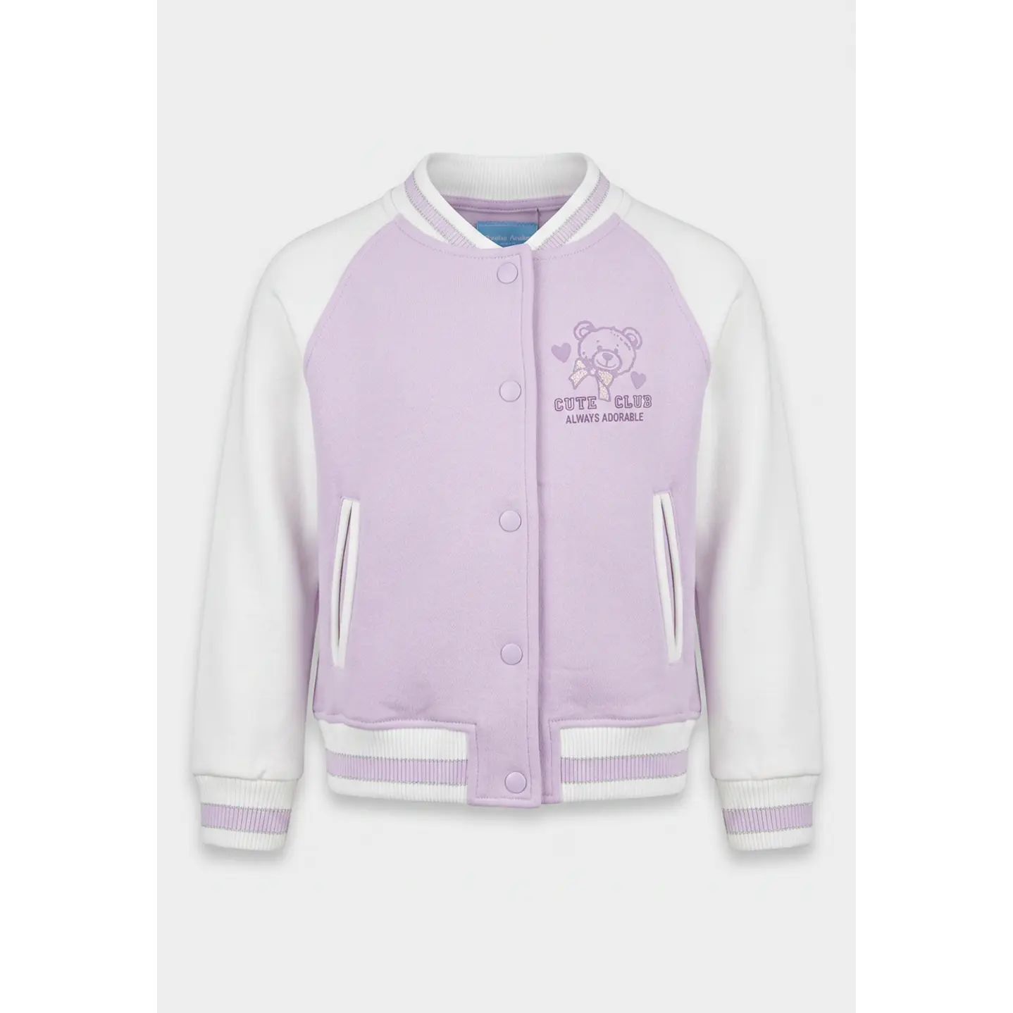 Chaqueta Oso Bomber Niña Lila 3