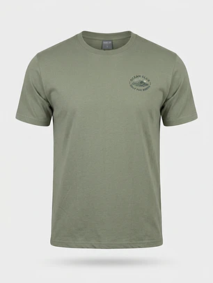 Polera Básica Hombre Verde