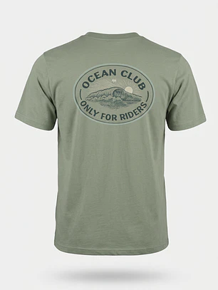 Polera Básica Hombre Verde