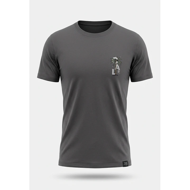Polera Básica Hombre Gris 1
