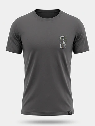 Polera Básica Hombre Gris