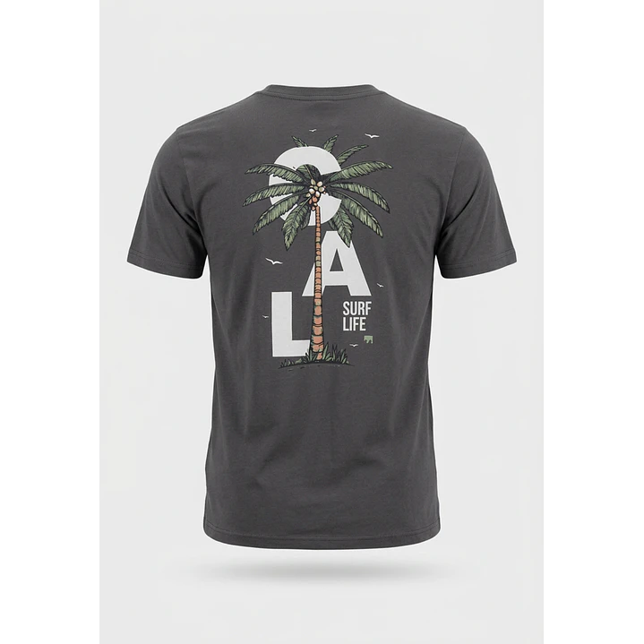 Polera Básica Hombre Gris 2