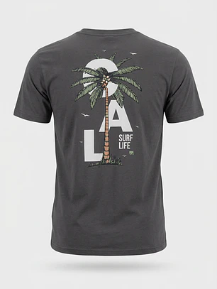Polera Básica Hombre Gris