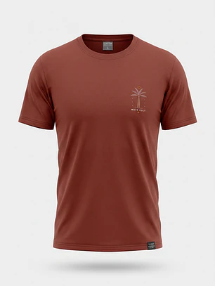 Polera Básica Hombre Burdeo
