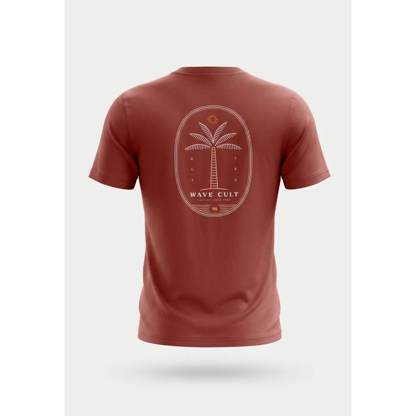 Polera Básica Hombre Burdeo 2