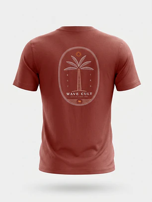 Polera Básica Hombre Burdeo