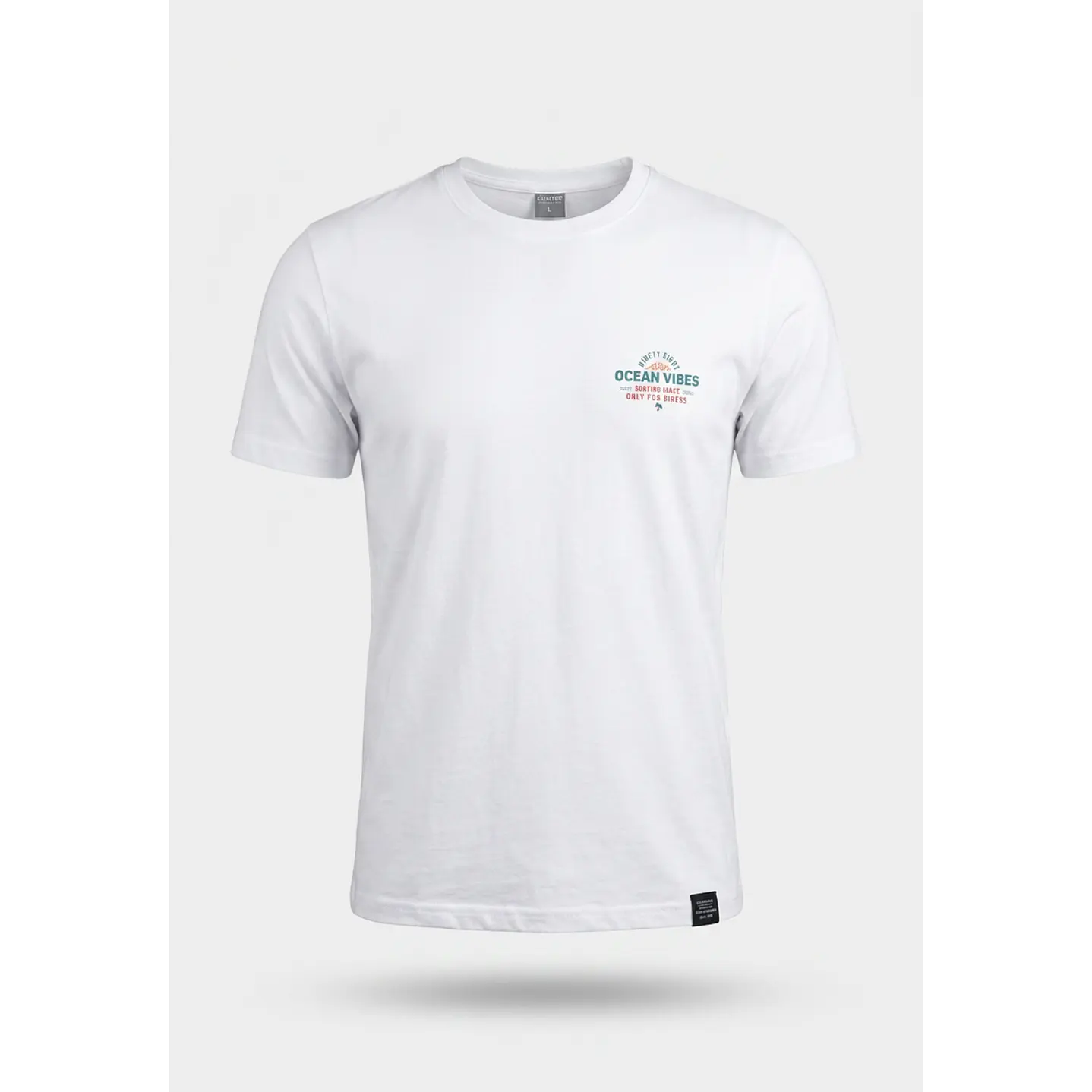 Polera Básica Hombre Blanco 1