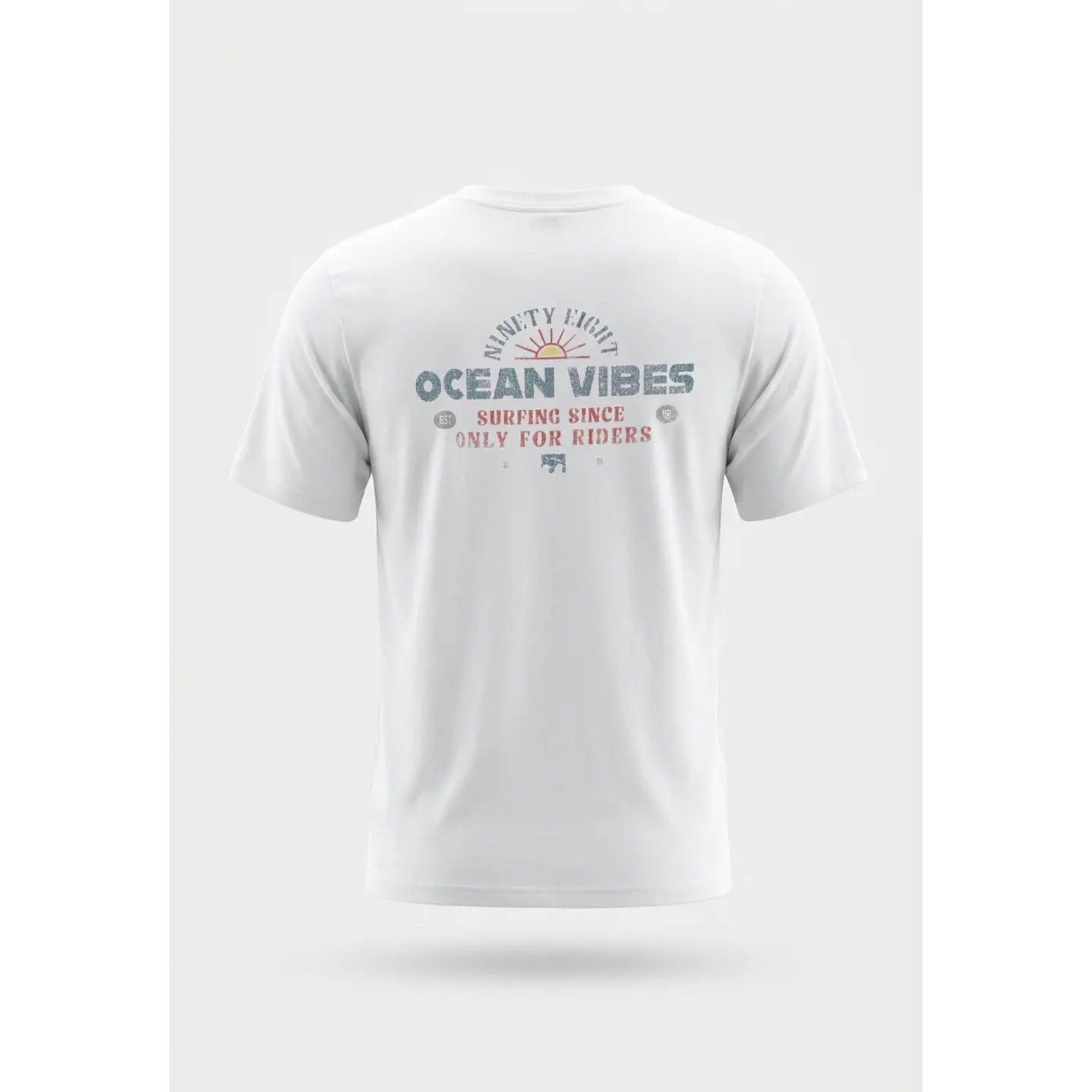 Polera Básica Hombre Blanco 2