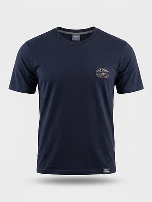 Polera Básica Hombre Azul